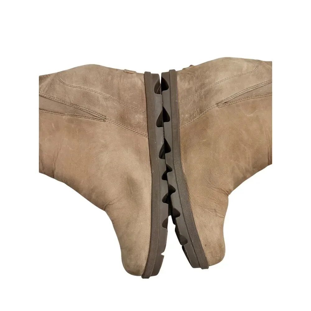 Sorel Joan of arctic wedge booties tan size 11